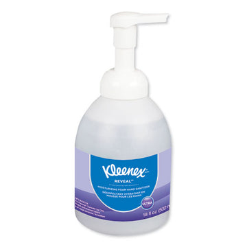 Kleenex® Reveal Ultra Moisturizing Foam Hand Sanitizer, 18 Oz Bottle, Fragrance-free, 4-carton freeshipping - TVN Wholesale